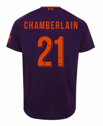 18-19 Liverpool ALEX OXLADE-CHAMBERLAIN 21 UCL Away Soccer Jersey Shirt